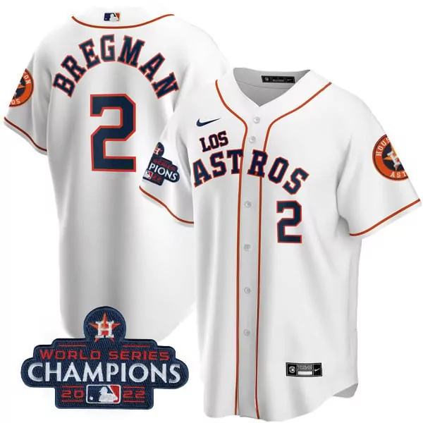 Alex Bregman Houston Astros Cool Base Split 2022 Champions Limited Player Jersey | All Stitched Fan Gear | For Men, Women & Youth