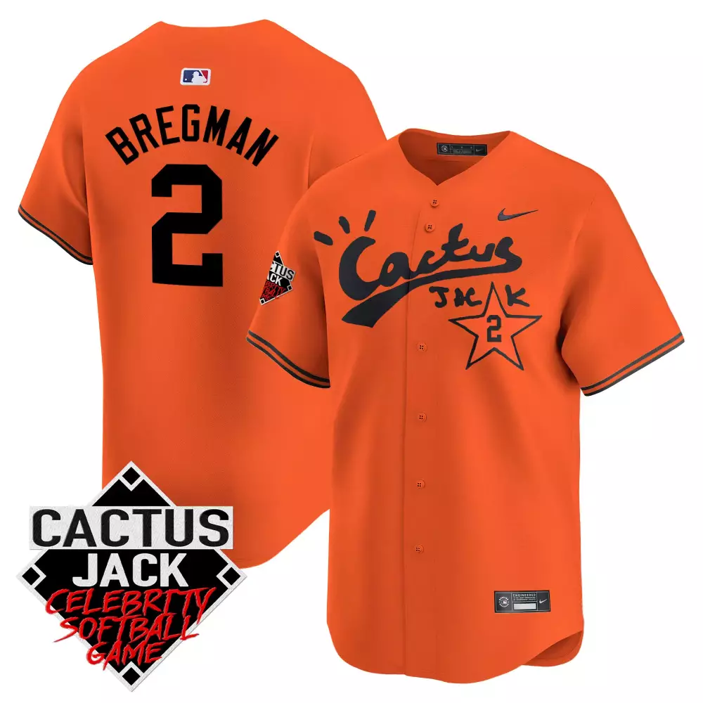 alex bregman orange mens houston astros aztec warrior skull vapor premier limited jersey v2 printed