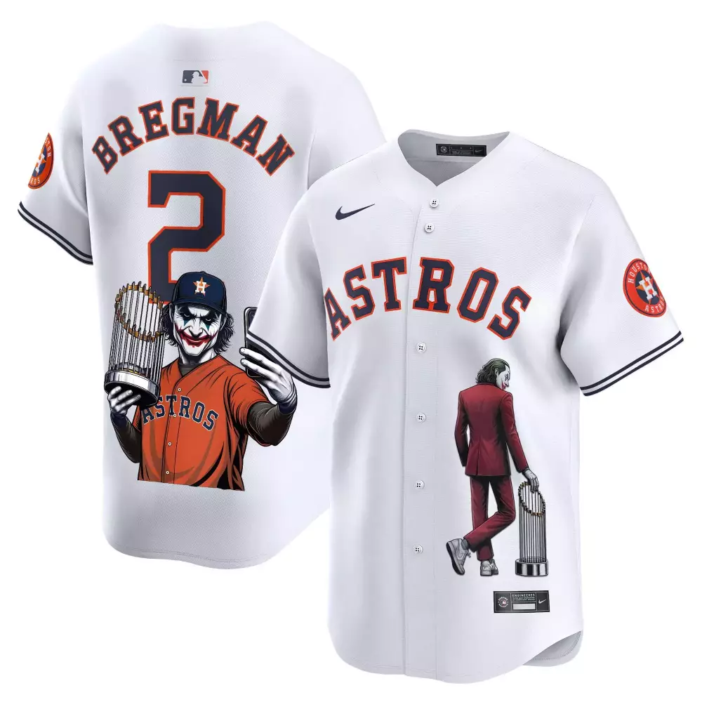 alex bregman white mens houston astros dragon ball son goku vapor premier limited jersey printed