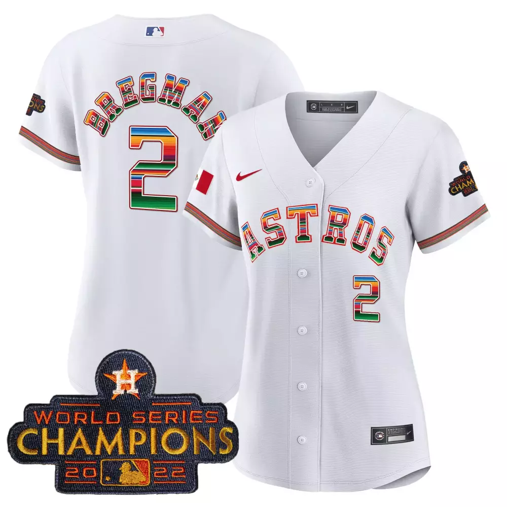 Bregman Houston Astros Mexico Baseball Limited Black Women's Jersey V3 | All Stitched Fan Gear for Women & Youth
