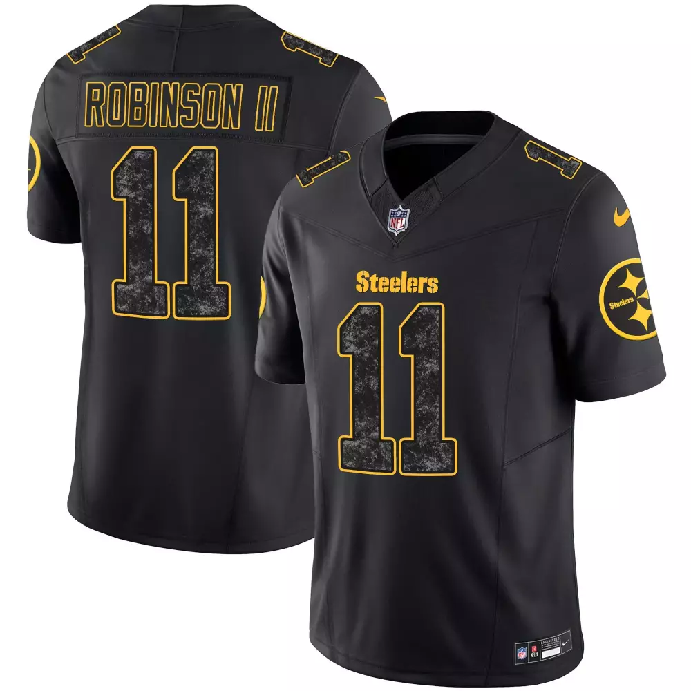 Allen Robinson II Men's Black Jersey | DMR Patch Arch Smoke Vapor | Limited Edition | Fan Gear for Men