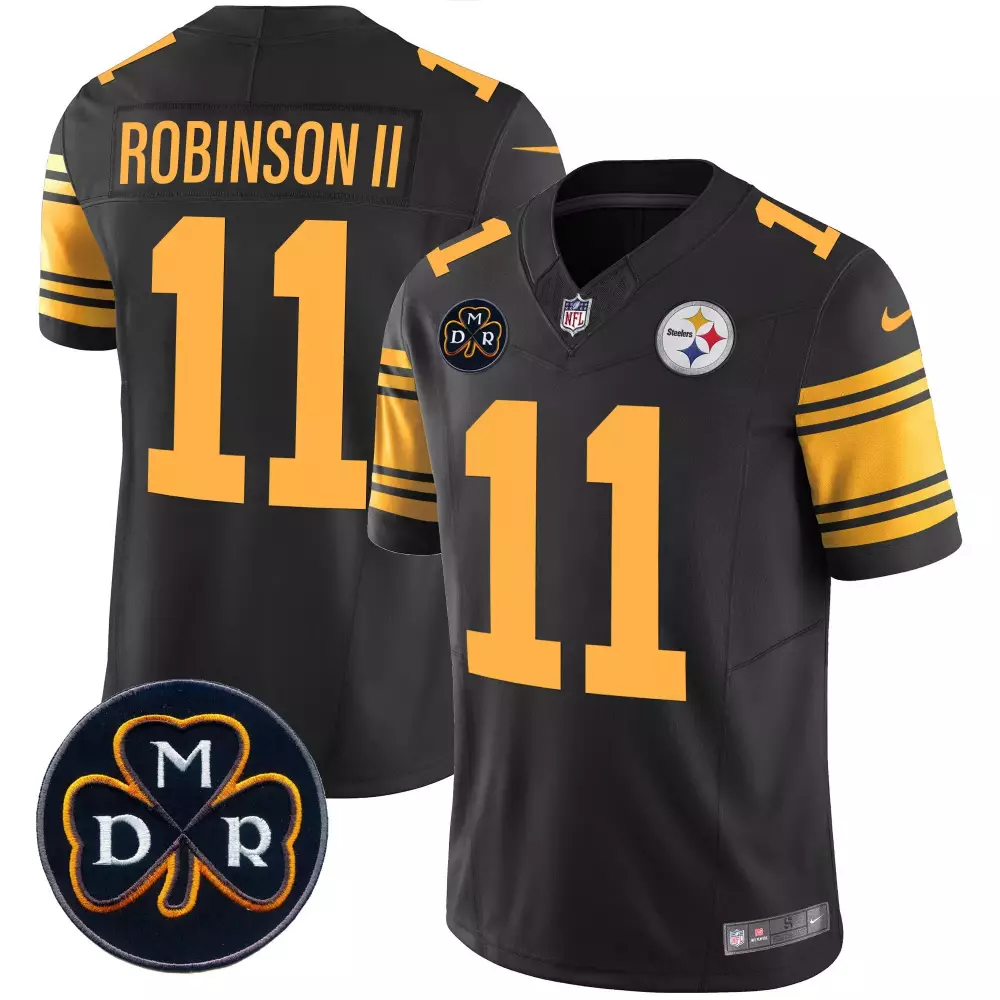 Allen Robinson II Pittsburgh Steelers DMR Patch Color Rush Jersey | Vapor Limited Edition | Fan Gear for Men, Women & Youth