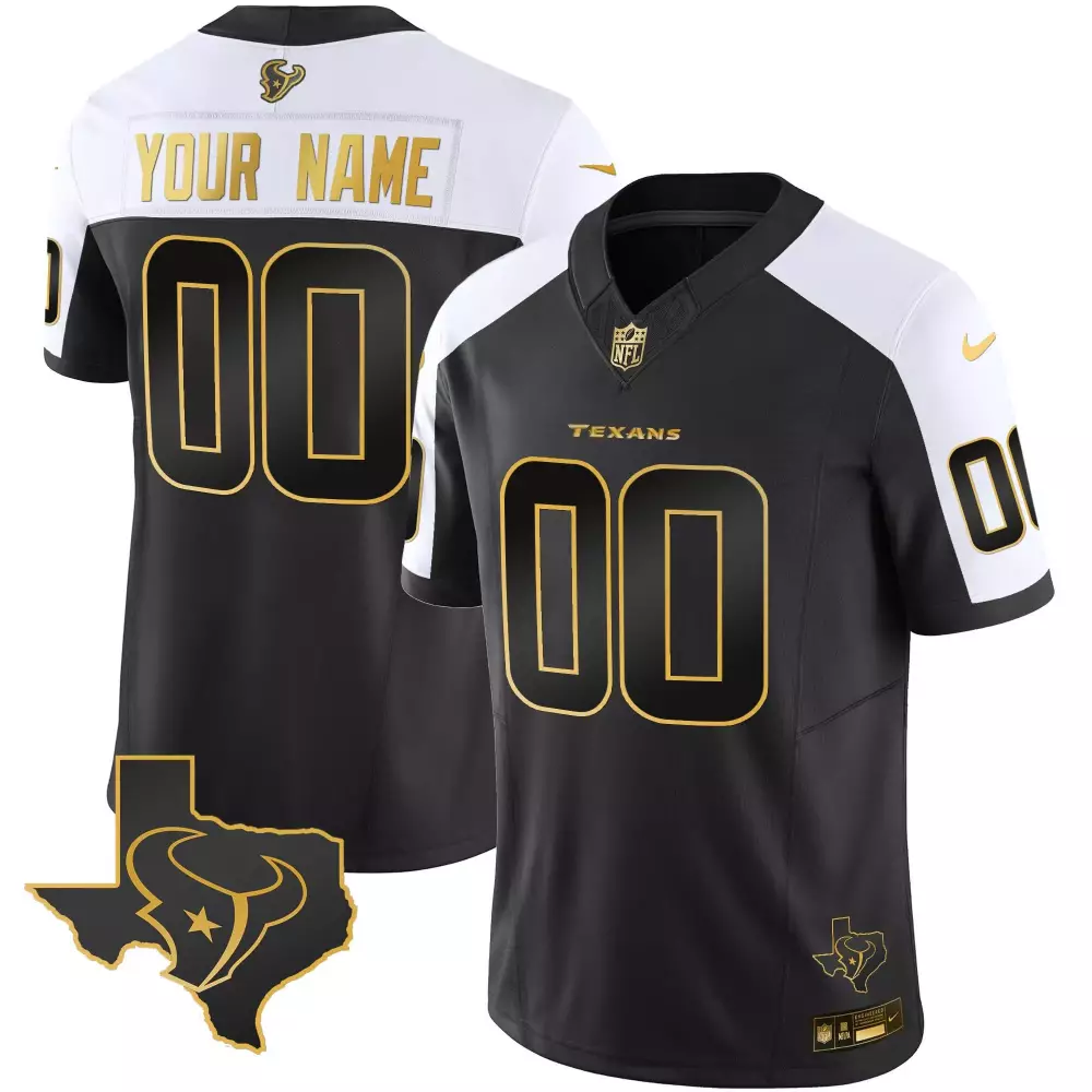 Houston Texans Youth Blue Alternate Game Custom Jersey | All Stitched Fan Gear | For Men, Women & Youth