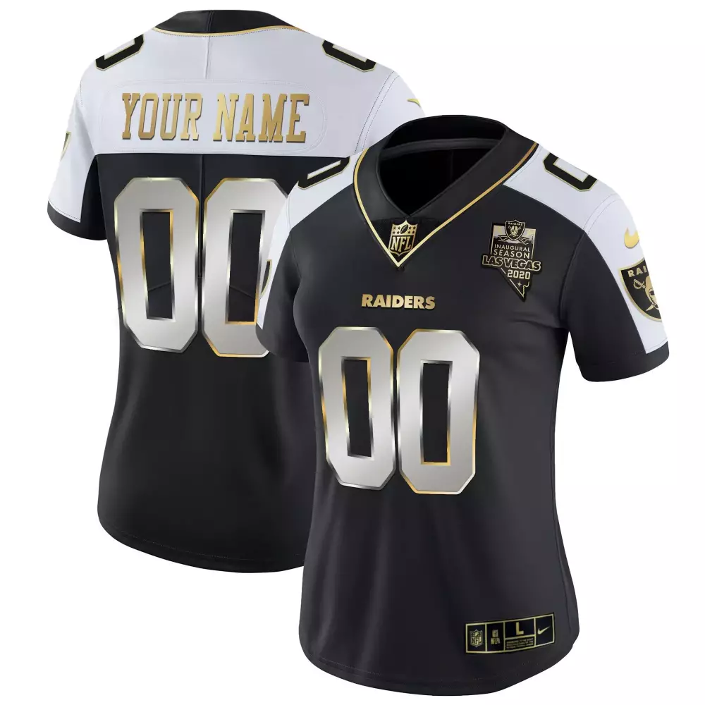 alternate limited men las vegas raiders vapor gold custom name and number all stitched