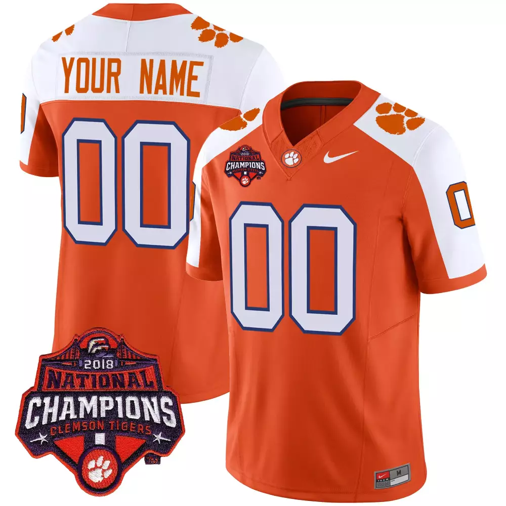 alternate men clemson tigers vapor limited custom jersey all stitched
