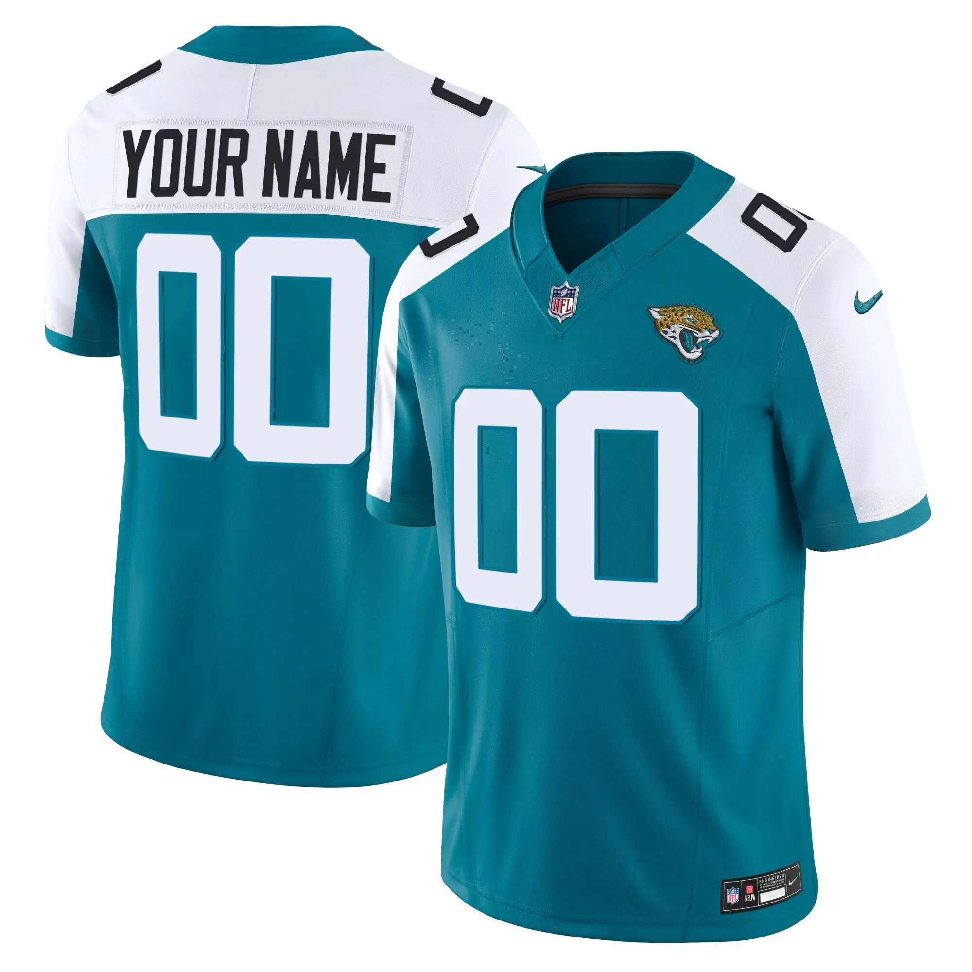 1 team white mens jacksonville jaguars vapor limited jersey all stitched
