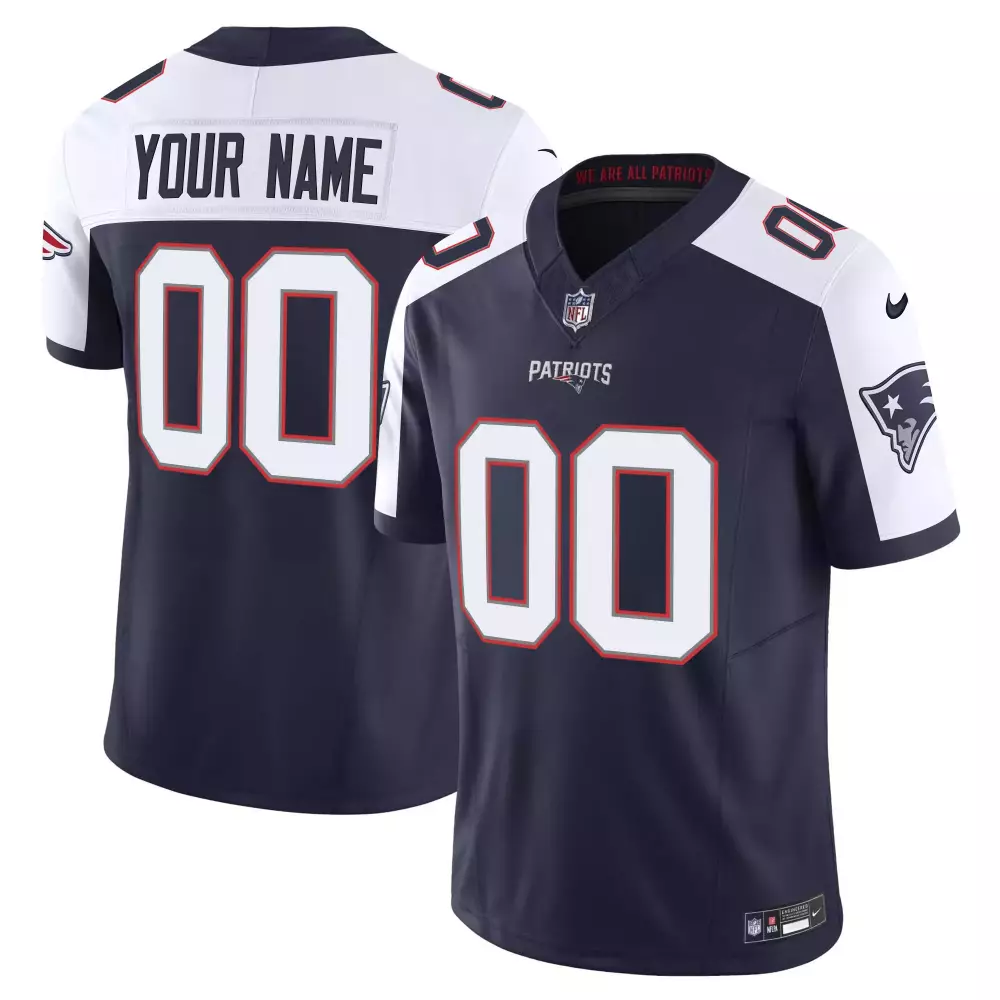alternate men new england patriots vapor limited custom jersey all stitched