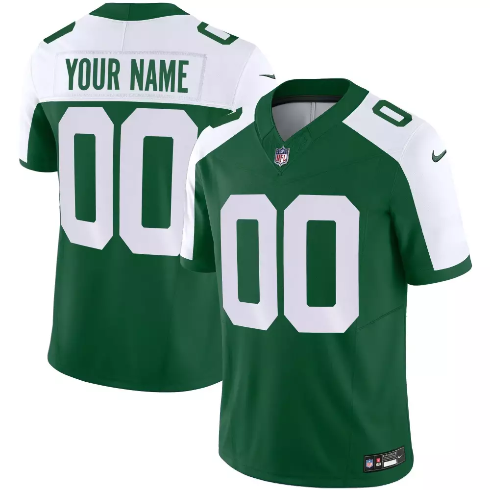 alternate men new york jets legacy limited custom jersey all stitched