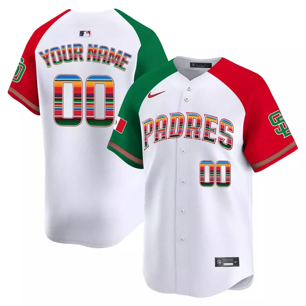 Men's San Diego Padres Mexico For Peter Patch Vapor Premier Jersey | Alternate Design | Limited Edition Fan Gear | For Men, Women & Youth