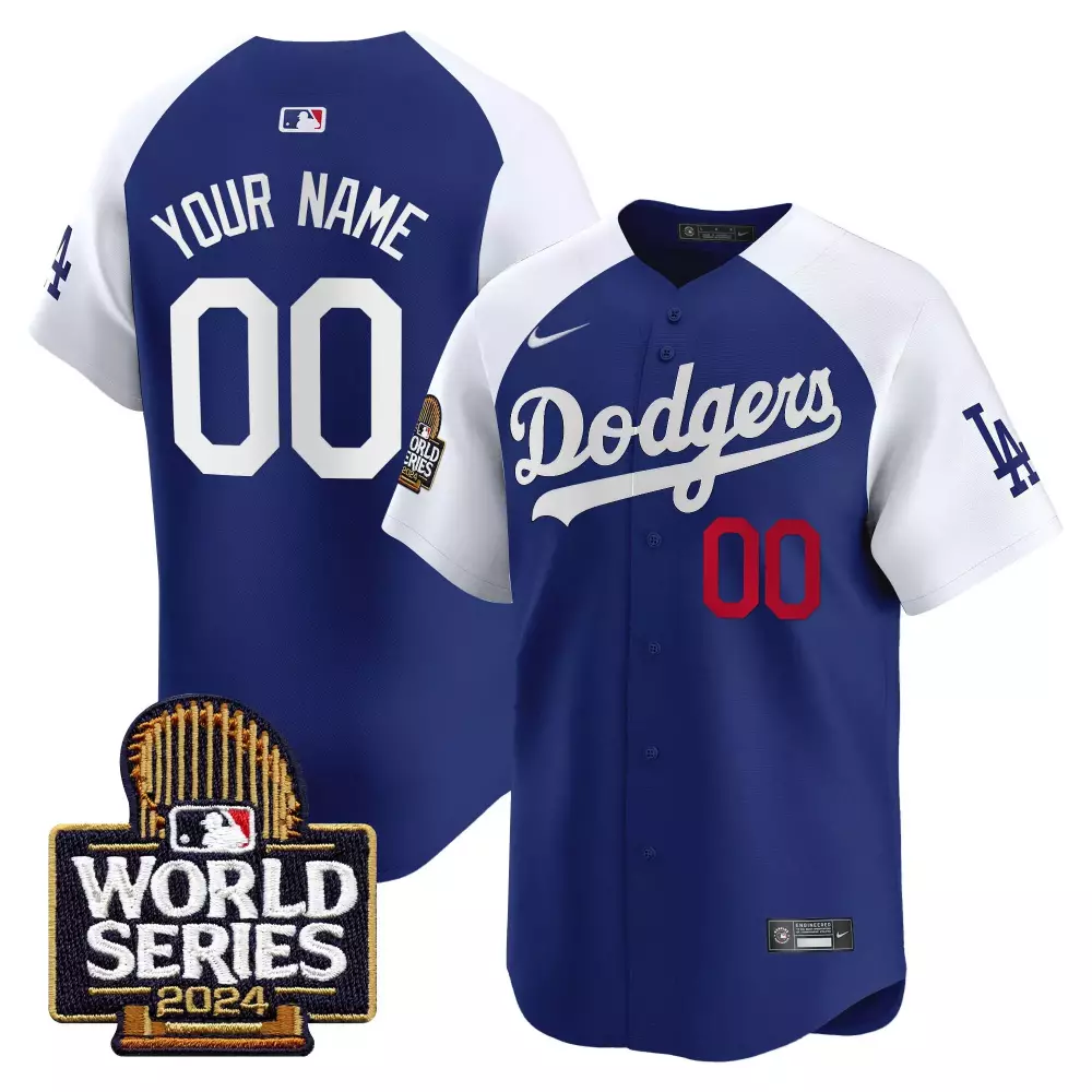 Los Angeles Dodgers 2024 World Series Vapor Premier Limited Custom Jersey | All Stitched | For Men, Women & Youth