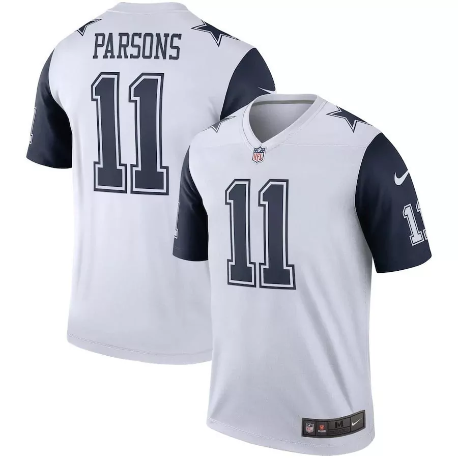 Micah Parsons Dallas Cowboys Game Team Jersey | Alternate White Design for Men, Women & Youth | Stitched Fan Gear