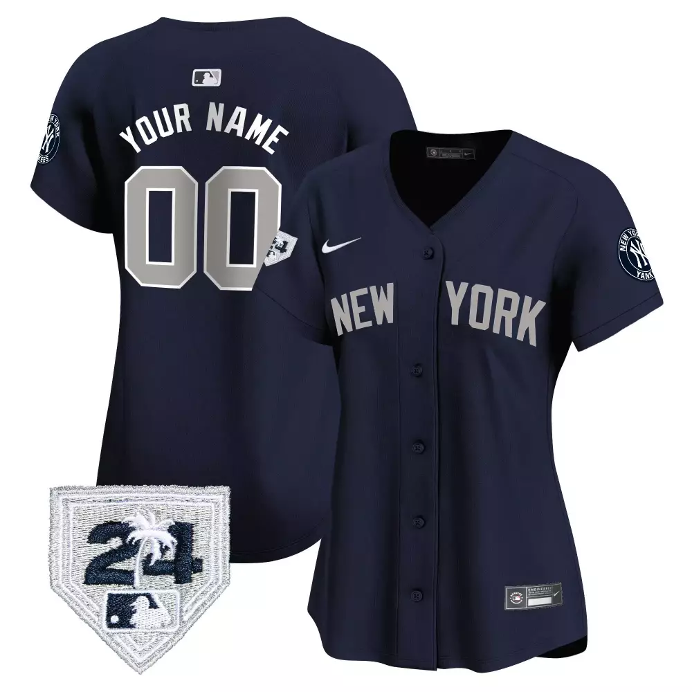 Spring Training Patch New York Yankees 2024 Vapor Premier Elite Limited Edition Jersey V2 | Stitched Fan Gear | For Youth