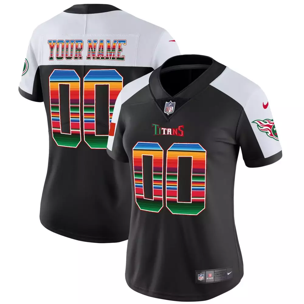 alternate women tennessee titans mexico vapor custom jersey all stitched