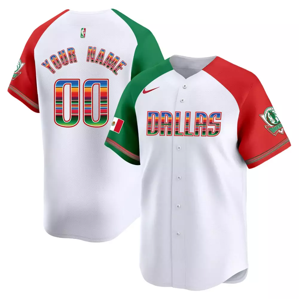 alternate youth dallas mavericks mexico vapor baseball custom jersey all stitched