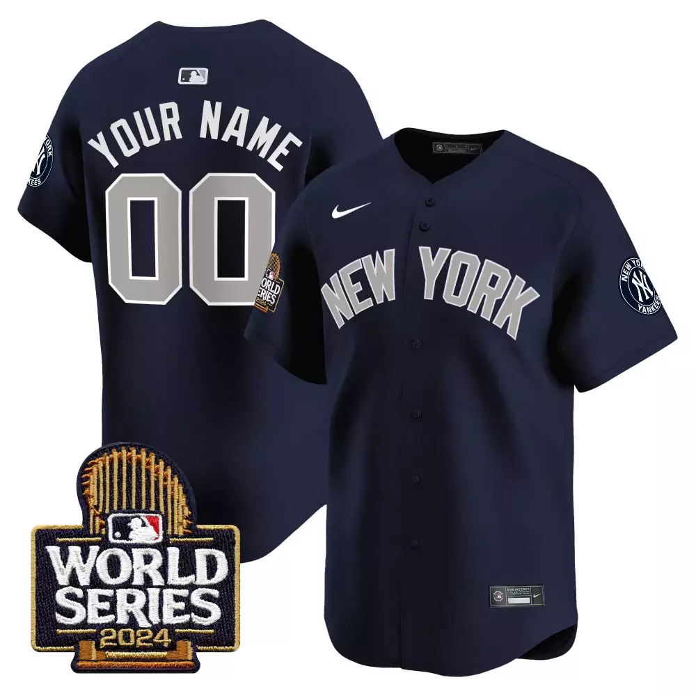 Youth New York Yankees 2024 World Series Vapor Premier Jersey | Custom Stitched | Limited Edition Fan Gear | For Men, Women & Youth