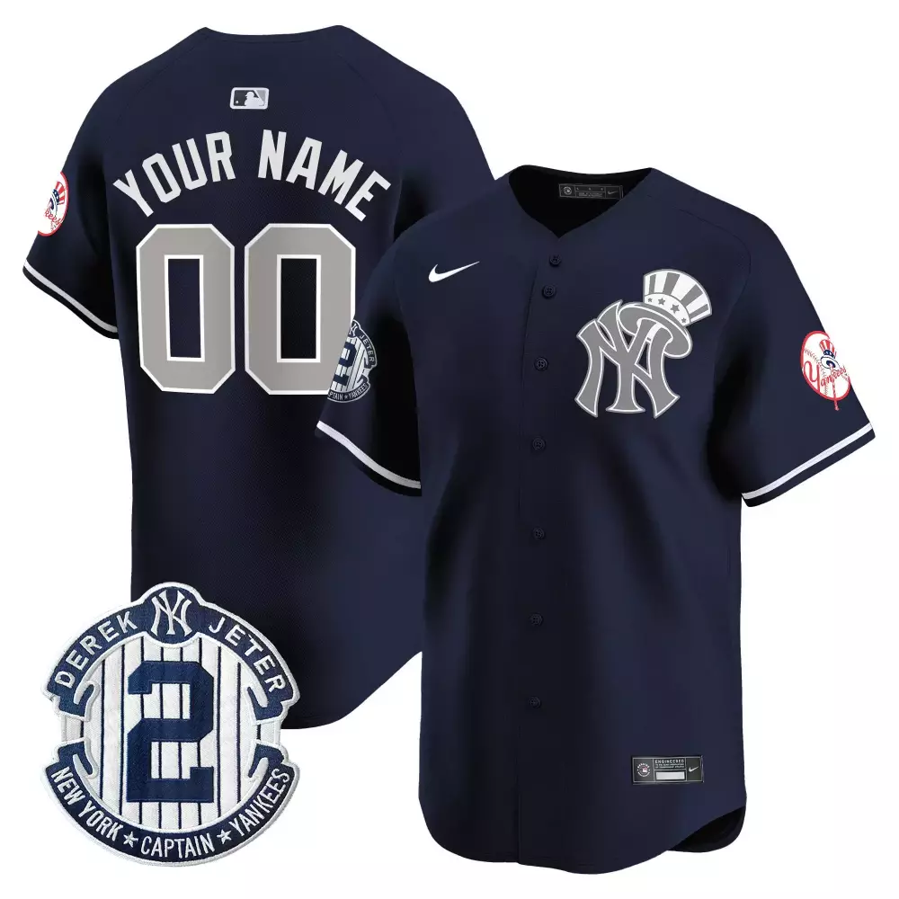 Youth New York Yankees Derek Jeter Vapor Premier Jersey V2 | Custom Stitched | Limited Edition Fan Gear | For Men, Women & Youth