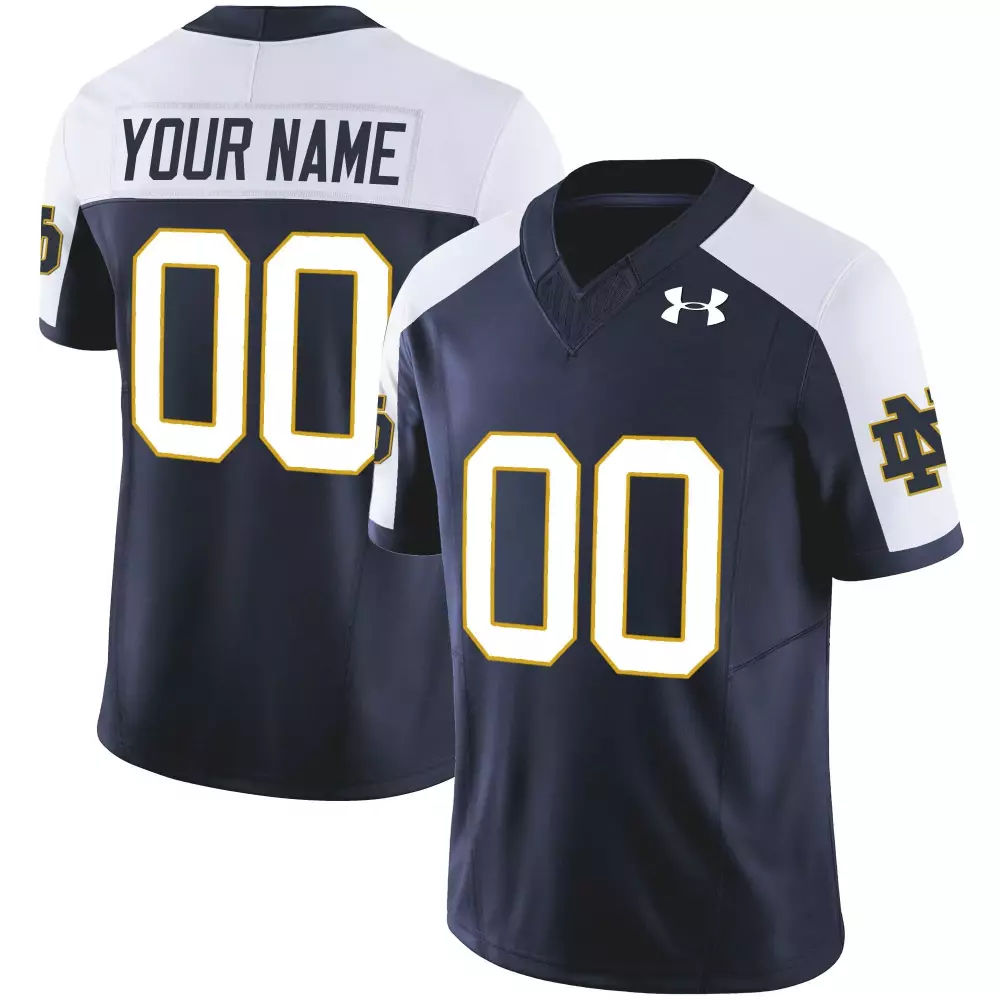 alternate women notre dame fighting irish gold vapor limited custom jersey all stitched