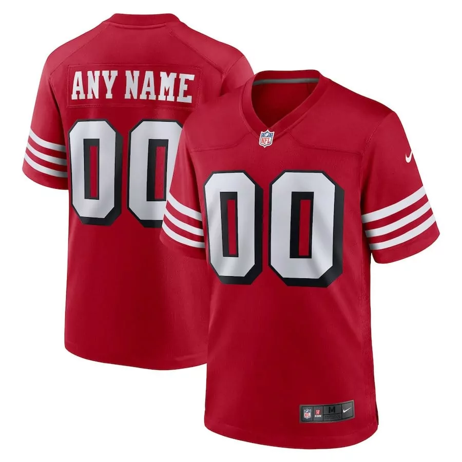 Alternate San Francisco 49ers Custom Jersey | For Men, Women & Youth