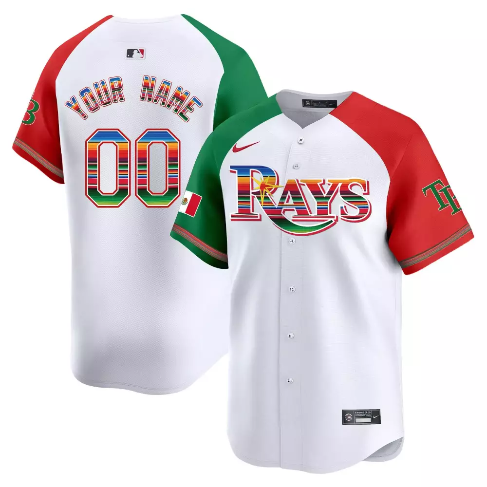 alternate men tampa bay rays mexico vapor premier limited custom jersey all stitched