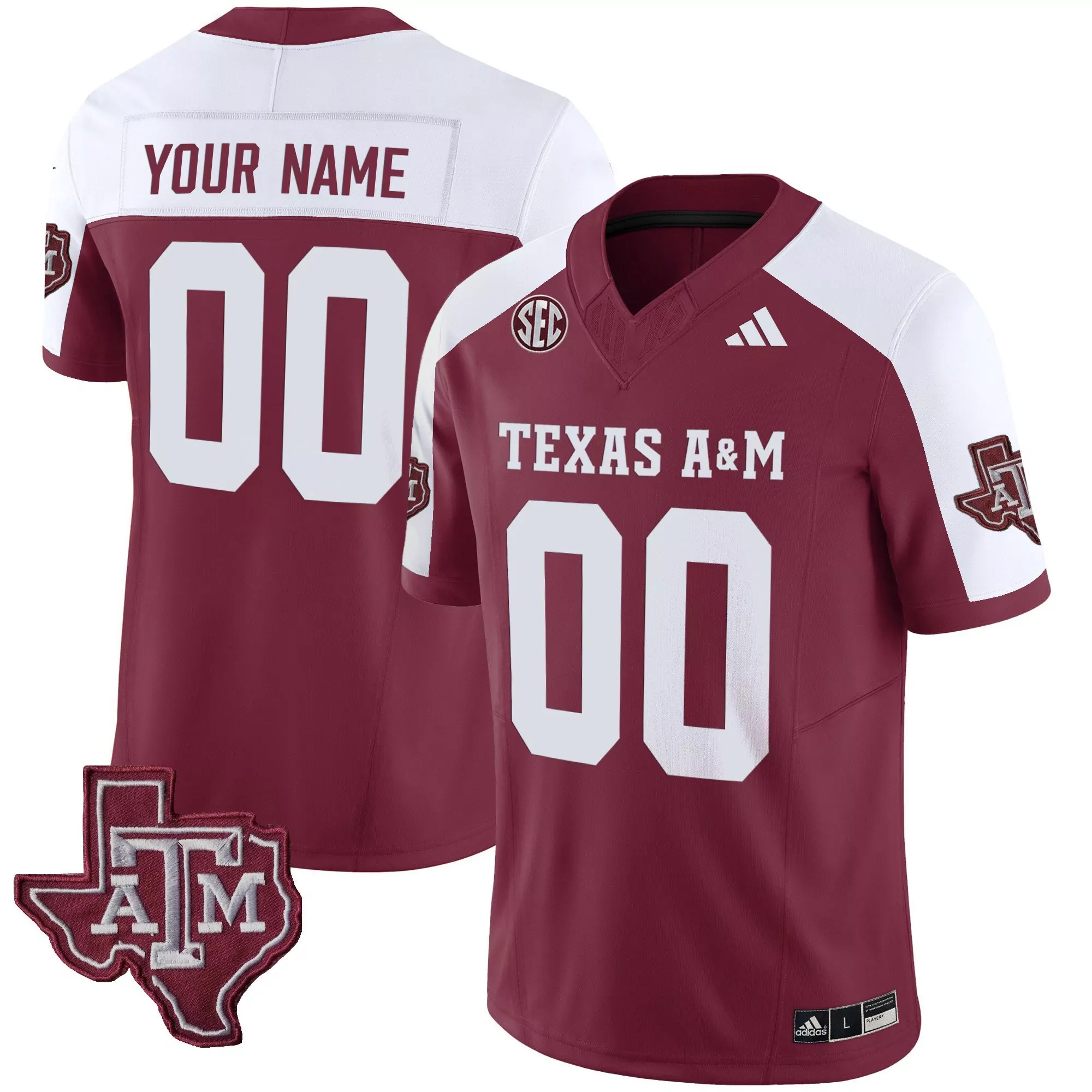alternate men texas am aggies vapor limited custom jersey all stitched