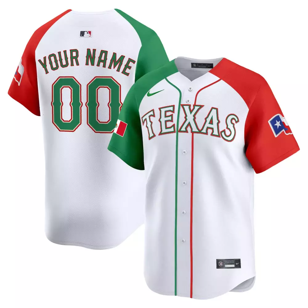Texas Rangers Alternate Youth Mexico Vapor Premier Limited Custom Jersey | All Stitched | Fan Gear for Youth, Men & Women