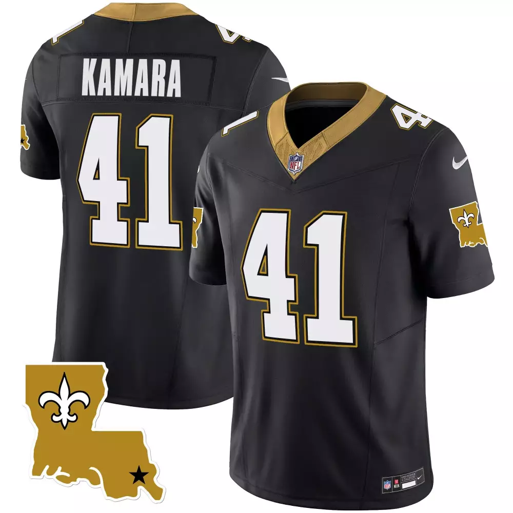 Kamara New Orleans Saints 1987 Legacy Vapor Jersey | Stitched Black | Game Day Outfit | For Men, Women & Youth