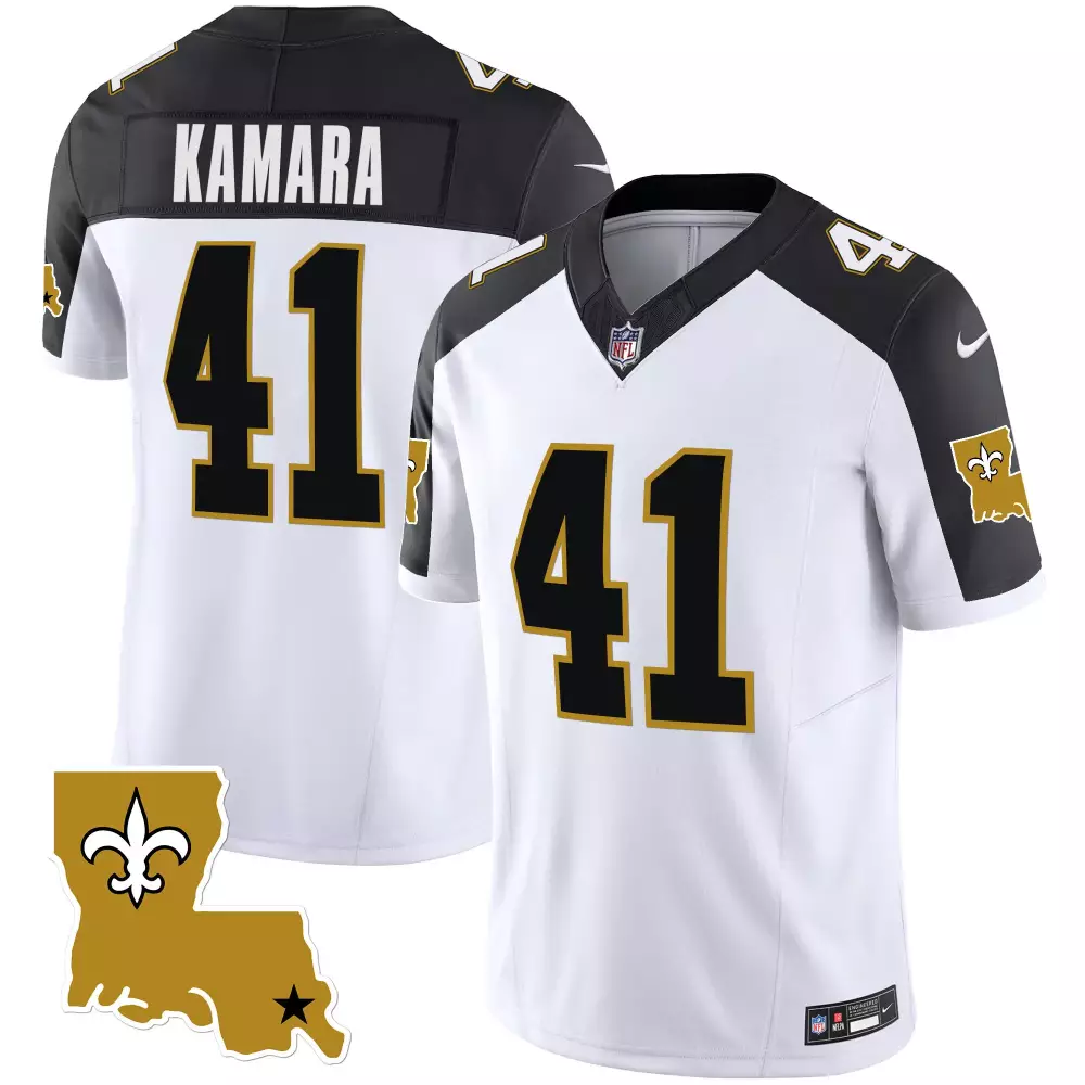 Alvin Kamara Legacy Jersey | New Orleans Saints Black Stitched | Fan Gear for Youth | For Men, Women & Youth