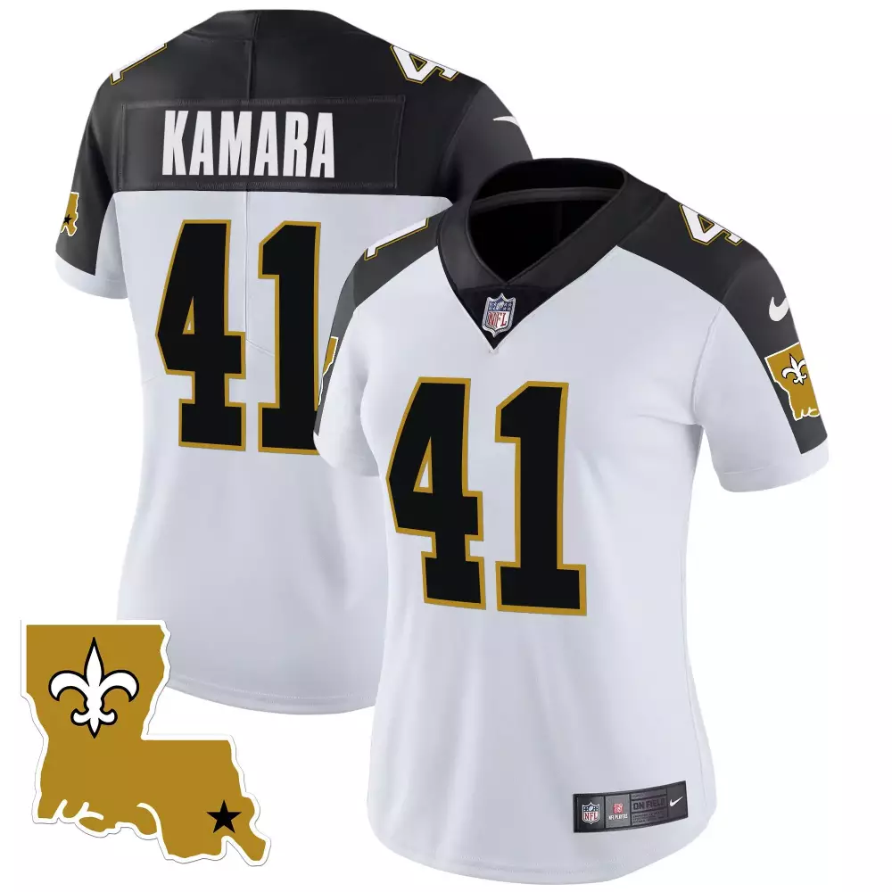 Alvin Kamara New Orleans Saints 1987 Legacy Vapor Jersey | Inverted Women's Stitched | Limited Edition Fan Gear | For Men, Women & Youth
