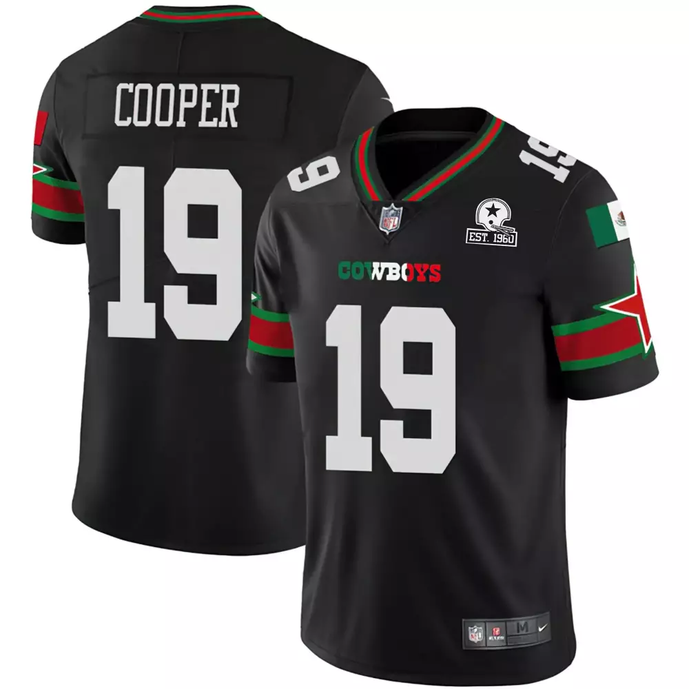 Amari Cooper Youth Dallas Cowboys Black Mexican Vapor Limited Jersey | All Stitched | For Men, Women & Youth