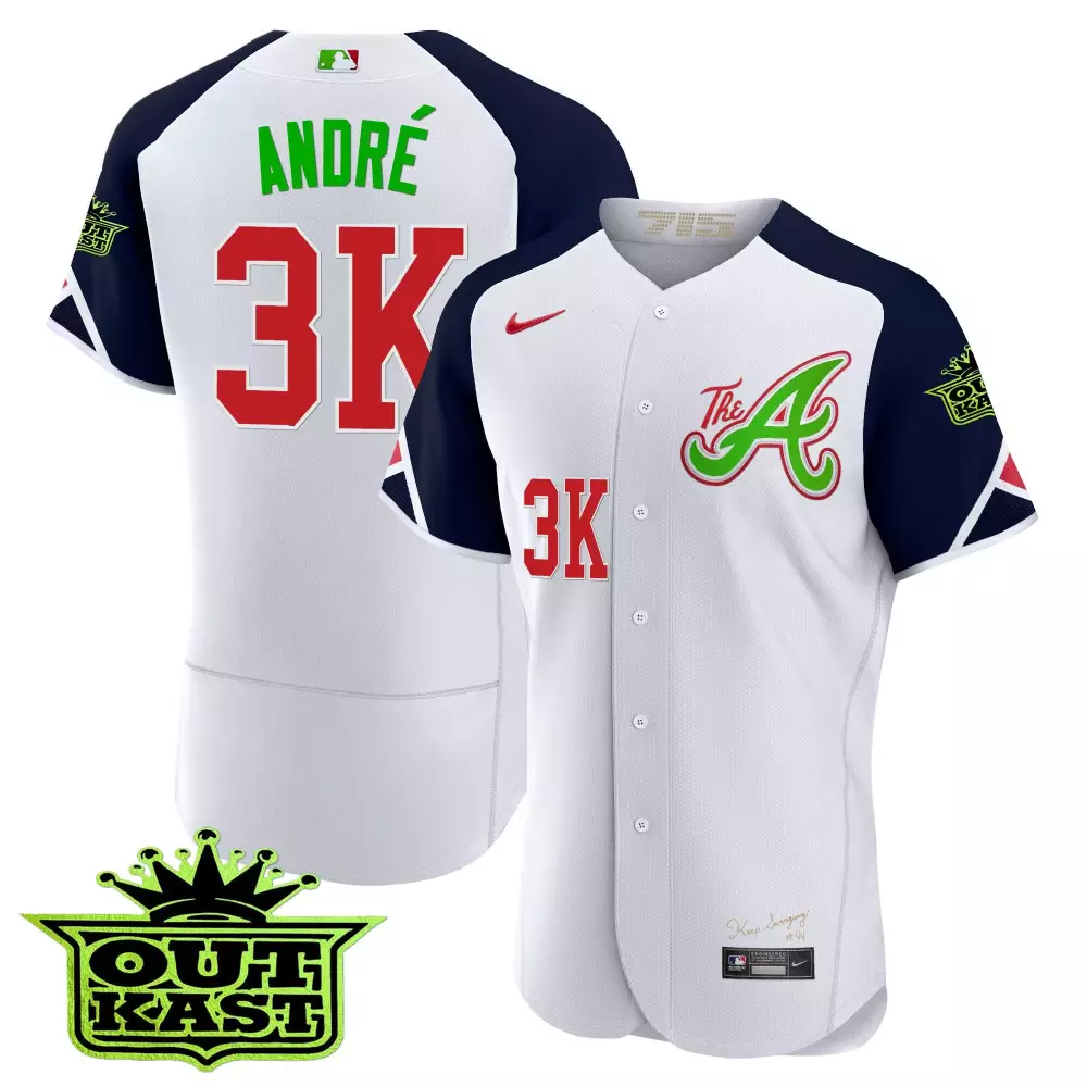 Youth Atliens Atlanta Braves City Connect Jersey | Flex Base Style | All Stitched | For Men, Women & Youth