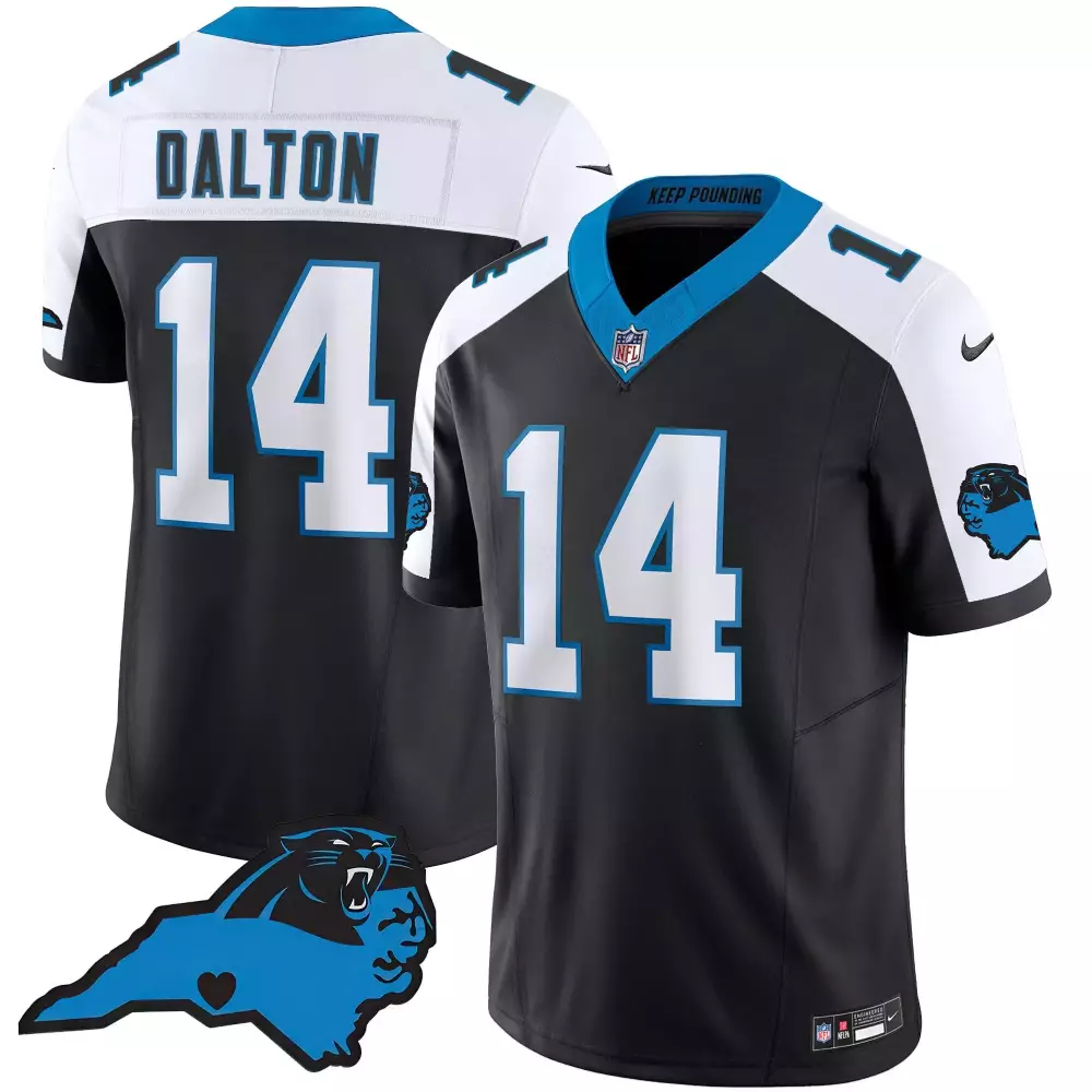 andy dalton black alternate mens carolina panthers vapor limited jersey all stitched