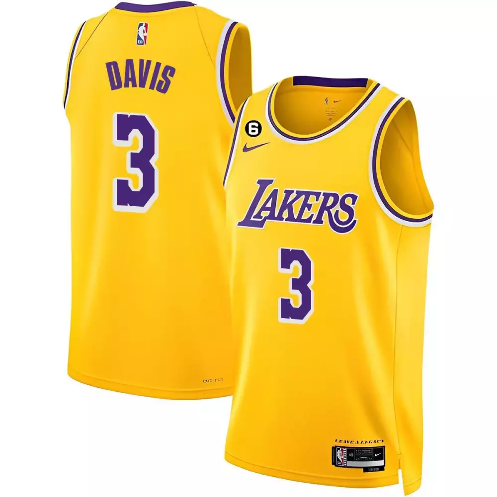 anthony davis black mamba mens los angeles lakers 2023 jersey collection all stitched