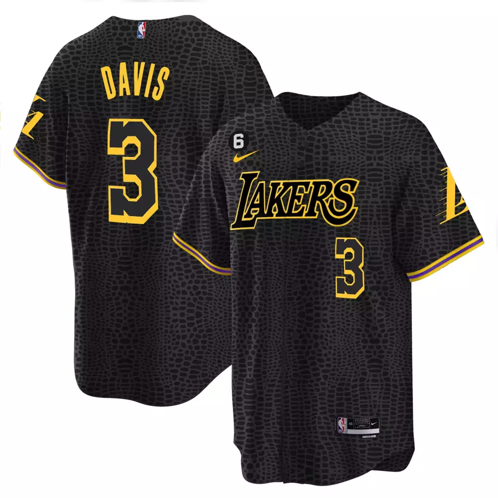 anthony davis mamba mens los angeles lakers cool base mamba jersey all stitched