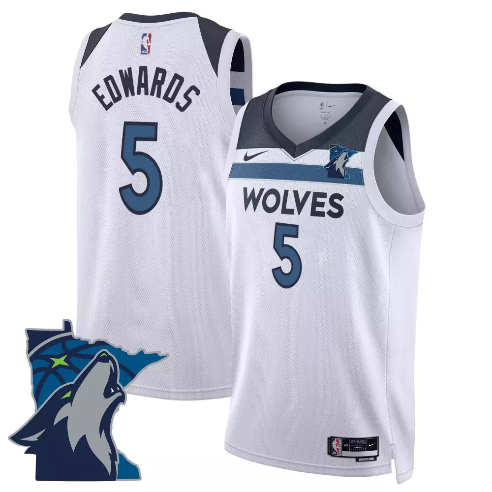 2425 city youth minnesota timberwolves swingman custom jersey minnesota patch all stitched