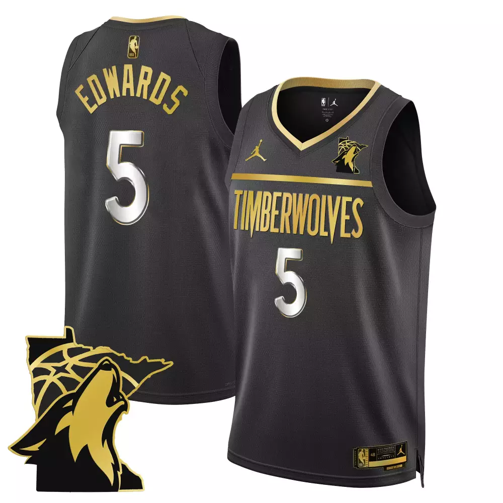anthony edwards association mens minnesota timberwolves swingman jersey v2 all stitched