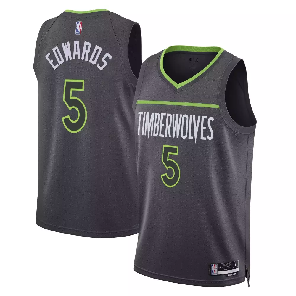 anthony edwards icon mens minnesota timberwolves swingman jersey minnesota patch all stitched