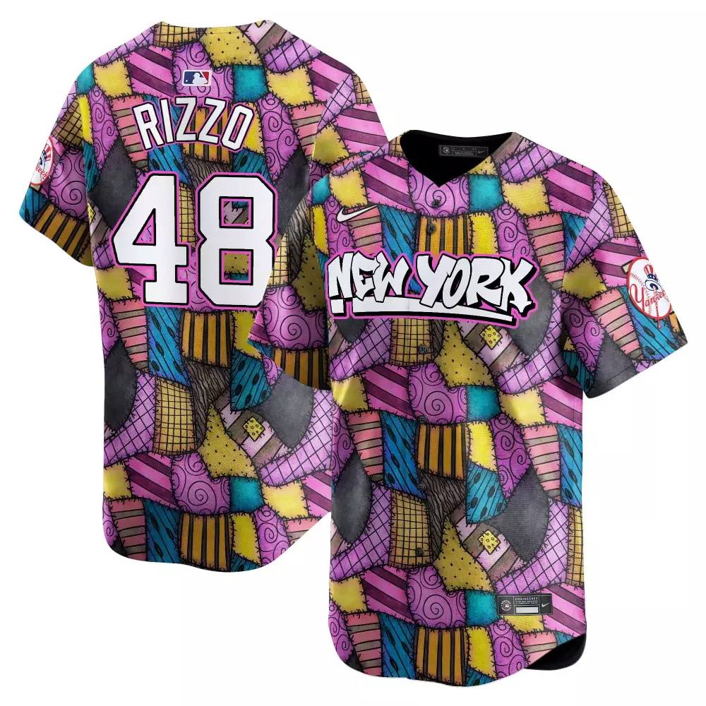 Rizzo Yankees Patchwork Men's Vapor Premier Limited Jersey | Printed Fan Gear | For Men, Women & Youth