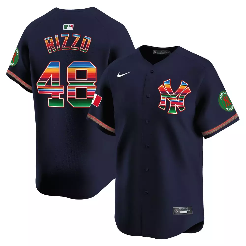 Rizzo Yankees Mexico Men's Vapor Premier Limited Jersey | Stitched Fan Gear | For Men, Women & Youth