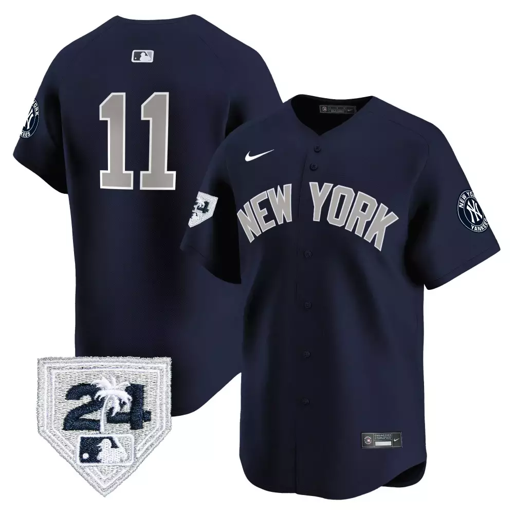 Volpe Yankees Men's 2024 Spring Training Patch Vapor Premier Limited Jersey V5 | Stitched Alternate Fan Gear | For Men, Women & Youth