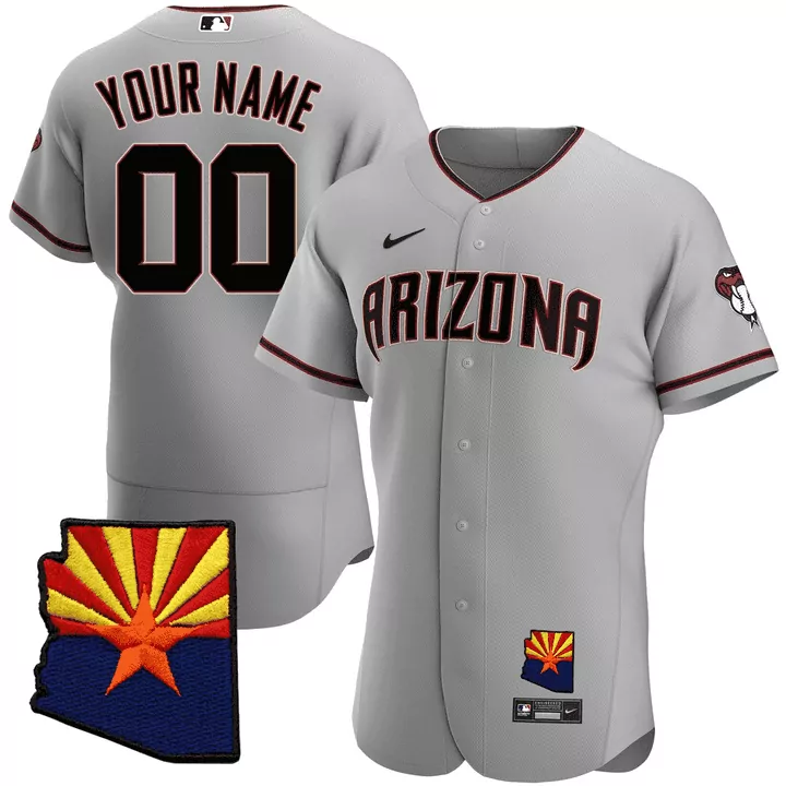 arizona state patch youth arizona diamondbacks throwback arizona state 25th anniversary patch custom jersey all stitched