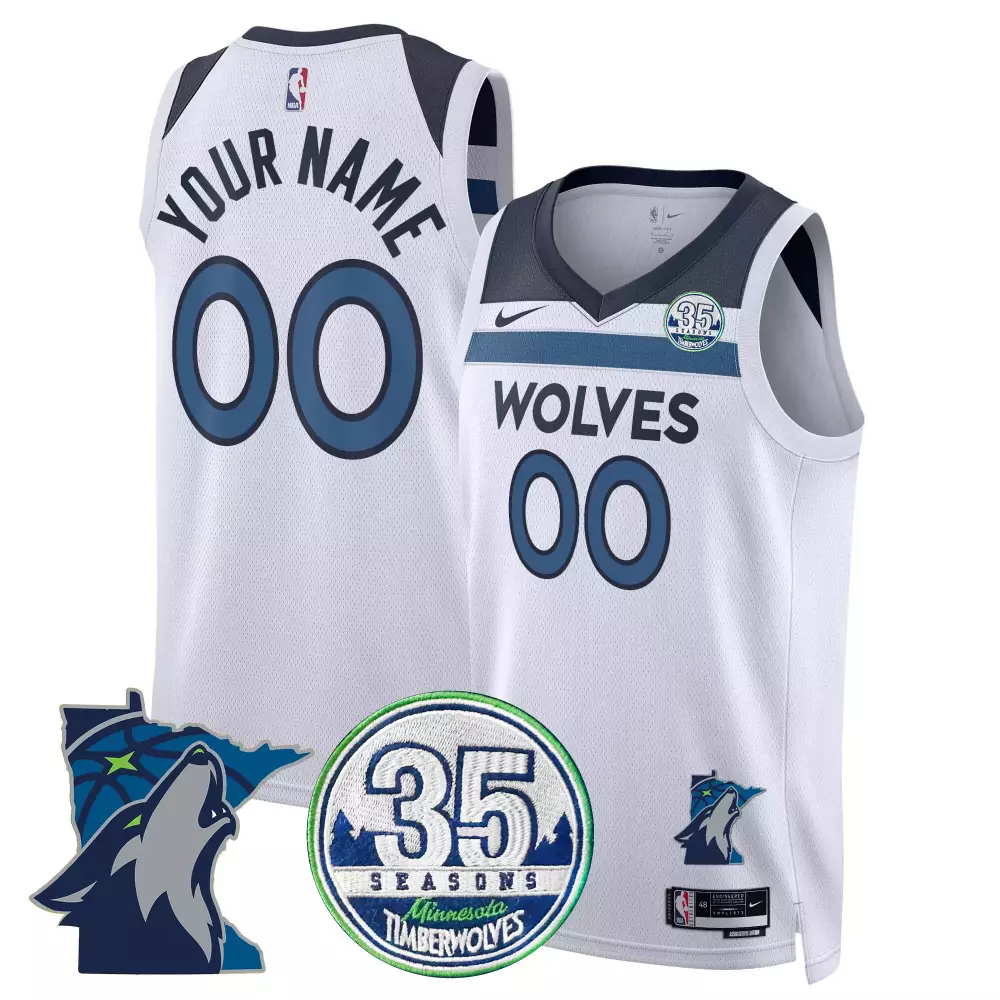 anthony edwards white gold mens minnesota timberwolves swingman jersey minnesota patch all stitched