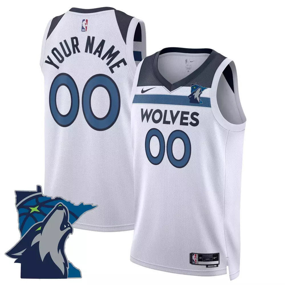 association men minnesota timberwolves swingman custom jersey all stitched