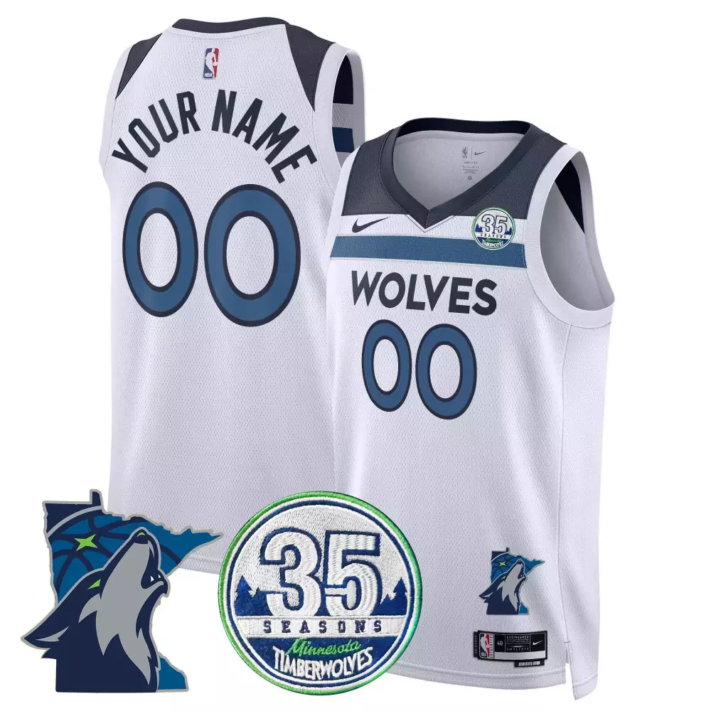 association men minnesota timberwolves swingman custom jersey all stitched