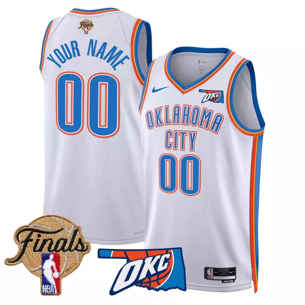 association men oklahoma city thunder swingman custom jersey v2 all stitched