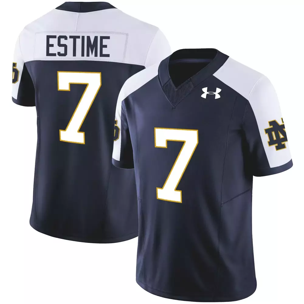 audric estime alternate mens notre dame fighting irish vapor limited jersey all stitched