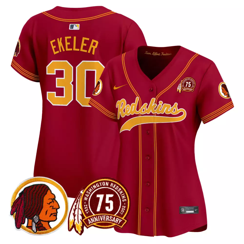 austin ekeler burgundy womens washington redskins 2024 vapor limited jersey est 1937 patch all stitched