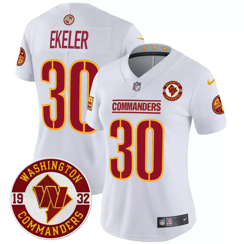 Austin Ekeler Washington Commanders 2024 Salute to Service Navy Jersey | Vapor Limited Edition | Fan Gear for Women, Men & Youth
