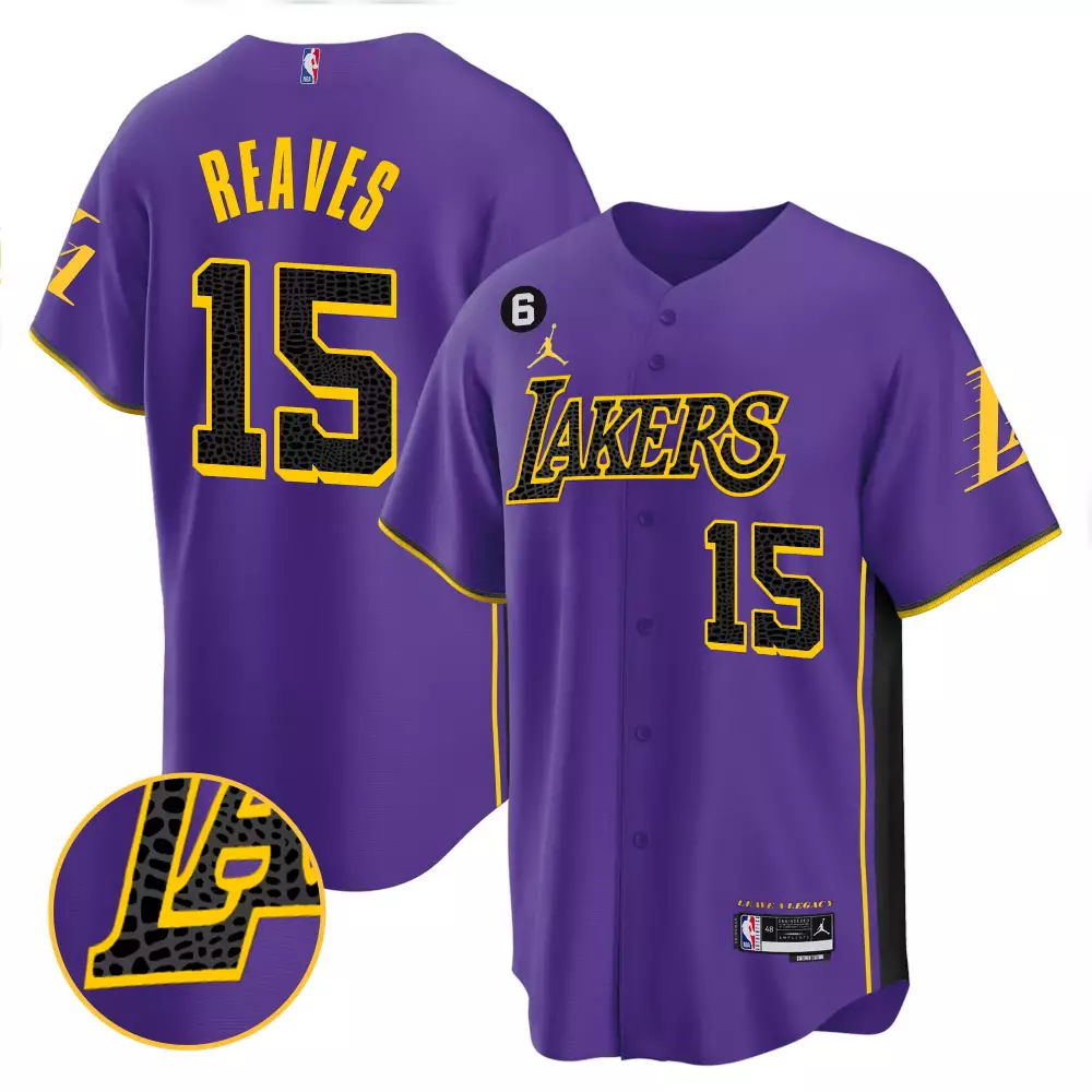 austin reaves purple mens los angeles lakers california patch jersey all stitched