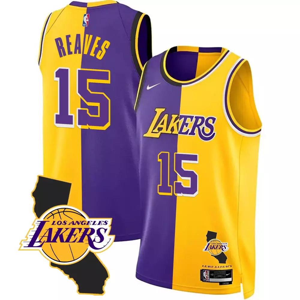 austin reaves purple mens los angeles lakers california patch jersey all stitched