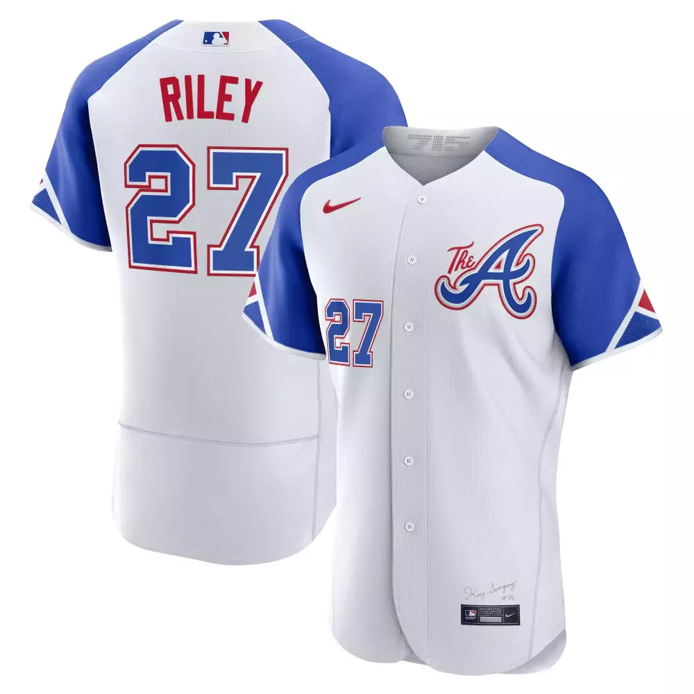 austin riley light blue womens atlanta braves the big peach vapor premier limited jersey all stitched